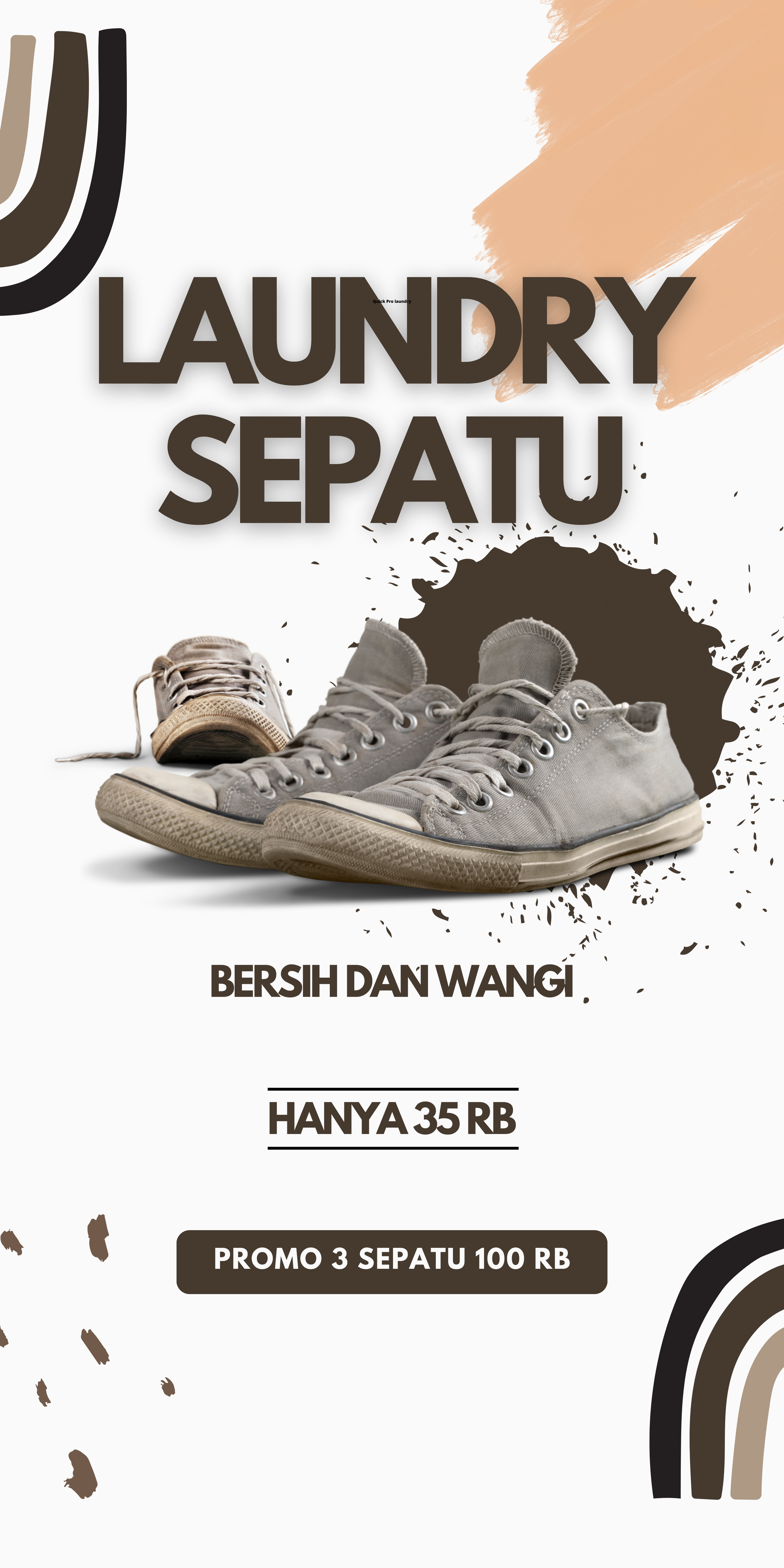 Promo sepatu Quick Pro Laundry